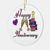 1. Jahrestag Keramik Ornament (Links)