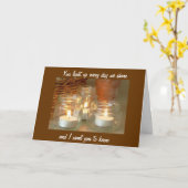 1. JAHRESTAG LIEBE U MEHR KARTE (Gelbe Blume)