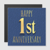 1. Jahrestag Magnetkarte (Vorne/Hinten)