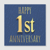 1. Jahrestag Magnetkarte (Vorderseite)