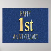 1. Jahrestag Poster (Vorne)