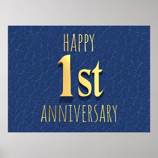 1. Jahrestag Poster (Vorne)