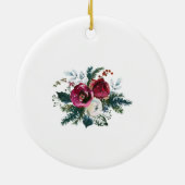 1. Jahrestags-Geschenk für Paar-Verzierung Keramik Ornament (Hinten)