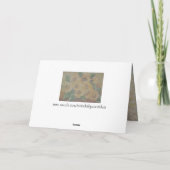 1. Jahrestagskarte Karte (Rückseite)