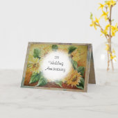 1. Jahrestagskarte Karte (Gelbe Blume)