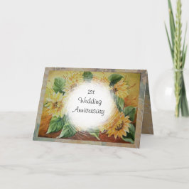 1. Jahrestagskarte Karte