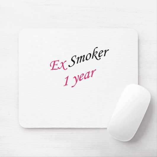 1-jähriger Exraucher Mousepad (Mit Mouse)
