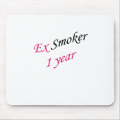 1-jähriger Exraucher Mousepad (Vorne)