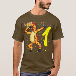 1-jähriges Giraffe zum Geburtstag T-Shirt