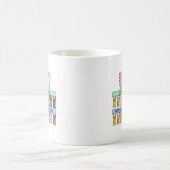 1. Januar Geburtstag, niedliche Cartoon-Katzen Kaffeetasse (Mittel)