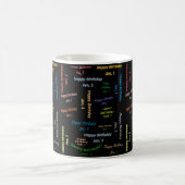 1. Januar Geburtstags-Tasse Kaffeetasse (Mittel)