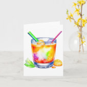 1. Januar Nationaler Hangover-Tag A Karte (Gelbe Blume)