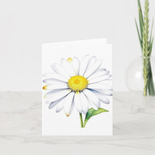 1. Januar Tag C - Wasserfarben und Pen Karte