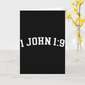 1 Johannes 1_9 Karte (Gelbe Blume)