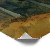 1 Johannes 3:16 Jesus legte sein Leben für uns Bib Poster (Ecke)