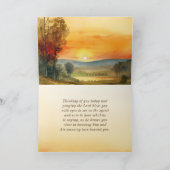 1 Johannes 3:16 Jesus legte sein Leben für uns fes Karte (Innenseite)