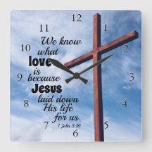 1 Johannes 3:1 Jesus Christus legte sein Leben für