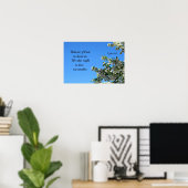 1 Johannes 4:11 Geliebt, wenn Gott uns so liebte.. Poster (Heimbüro)