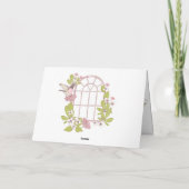 1 Johannes 4:16 Gott ist Liebe Blumenreath Niedlic Feiertagskarte (Rückseite)