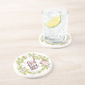 1 Johannes 4:16 Gott ist Liebe Blumenreath Niedlic Getränkeuntersetzer (Seite)