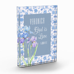 1 Johannes 4:16 Gott ist Liebe – Personalisierte c Fotoblock