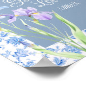 1 Johannes 4,16 Gott ist Liebe – Personalisierte c Poster (Ecke)