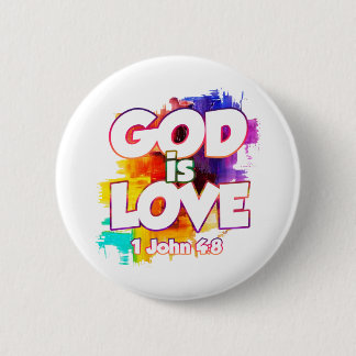 1 Johannes 4:16 Gott ist Liebe, und wer auch immer Button