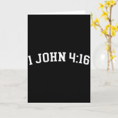 1 Johannes 4_16  Karte (Gelbe Blume)