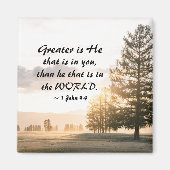 1 Johannes 4:4 Großer ist Er, der in dir ist Magnet (Vorne)