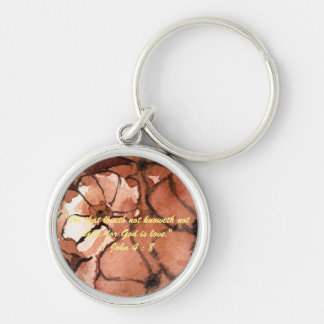 1 Johannes 4:8 "—denn Gott ist Liebe." Wahrheiten  Schlüsselanhänger