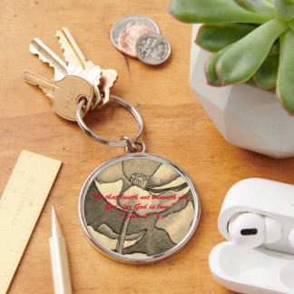 1 Johannes 4:8 "—denn Gott ist Liebe." Wahrheiten Schlüsselanhänger