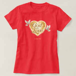 "1. Johannes 4,8" T-Shirt