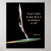 1 John 1:5 Poster (Vorne)