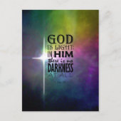 1. John 1:5 Postkarte (Vorderseite)