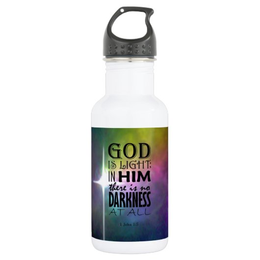 1 John-1:5 Trinkflasche (Vorderseite)