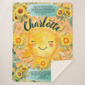 1 John 1:7, Christliche Frauen Sonnencreme Sherpadecke (Vorderseite)