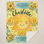 1 John 1:7, Christliche Frauen Sonnencreme Sherpadecke (Vorderseite)