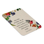 1 John 3:18 KJV Flexible Foto Magnet (Rechte Seite)