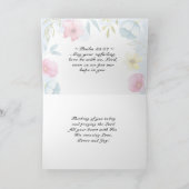 1 John 3:1 Große Liebe, die uns der Vater übergab Karte (Innenseite)