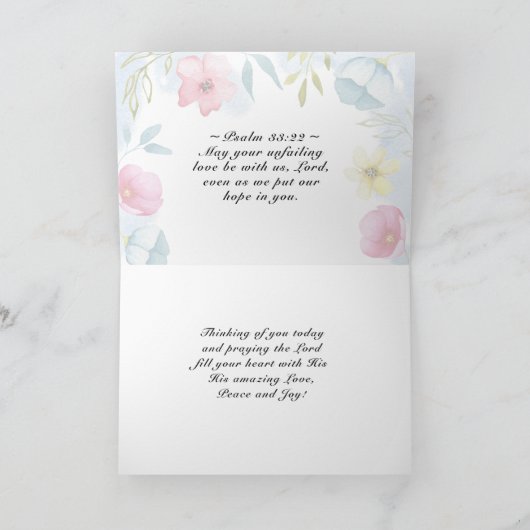 1 John 3:1 Große Liebe, die uns der Vater übergab Karte (Innenseite)