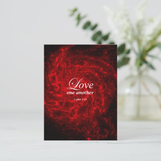 1. John 3:23 Postkarte (Stehend Vorderseite)