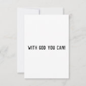 1 John 3:4 KJV Bible Verse Pic Flat Greycard Karte (Rückseite)