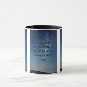1 John 3:4 KJV Bible Verse Pic Zwei-Tone-Tasse Tasse (Zentrum)