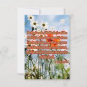 1. John 3:8 KJV Bible Scripting Pic Gruß Karte (Vorderseite)