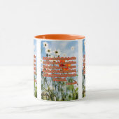 1 John 3:8 KJV Bible Scripture Pic Two-Tone Tasse (Zentrum)