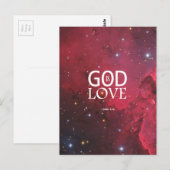 1. John 4:16 Postkarte (Vorne/Hinten)