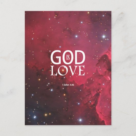 1. John 4:16 Postkarte (Vorderseite)
