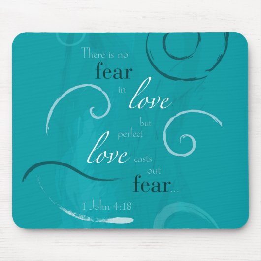 1 John-4:18 Mousepad (Vorne)