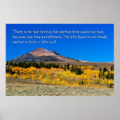 1. John 4:18 Poster (Vorne)