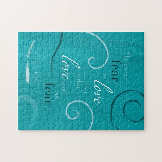 1 John-4:18 Puzzle (Horizontal)